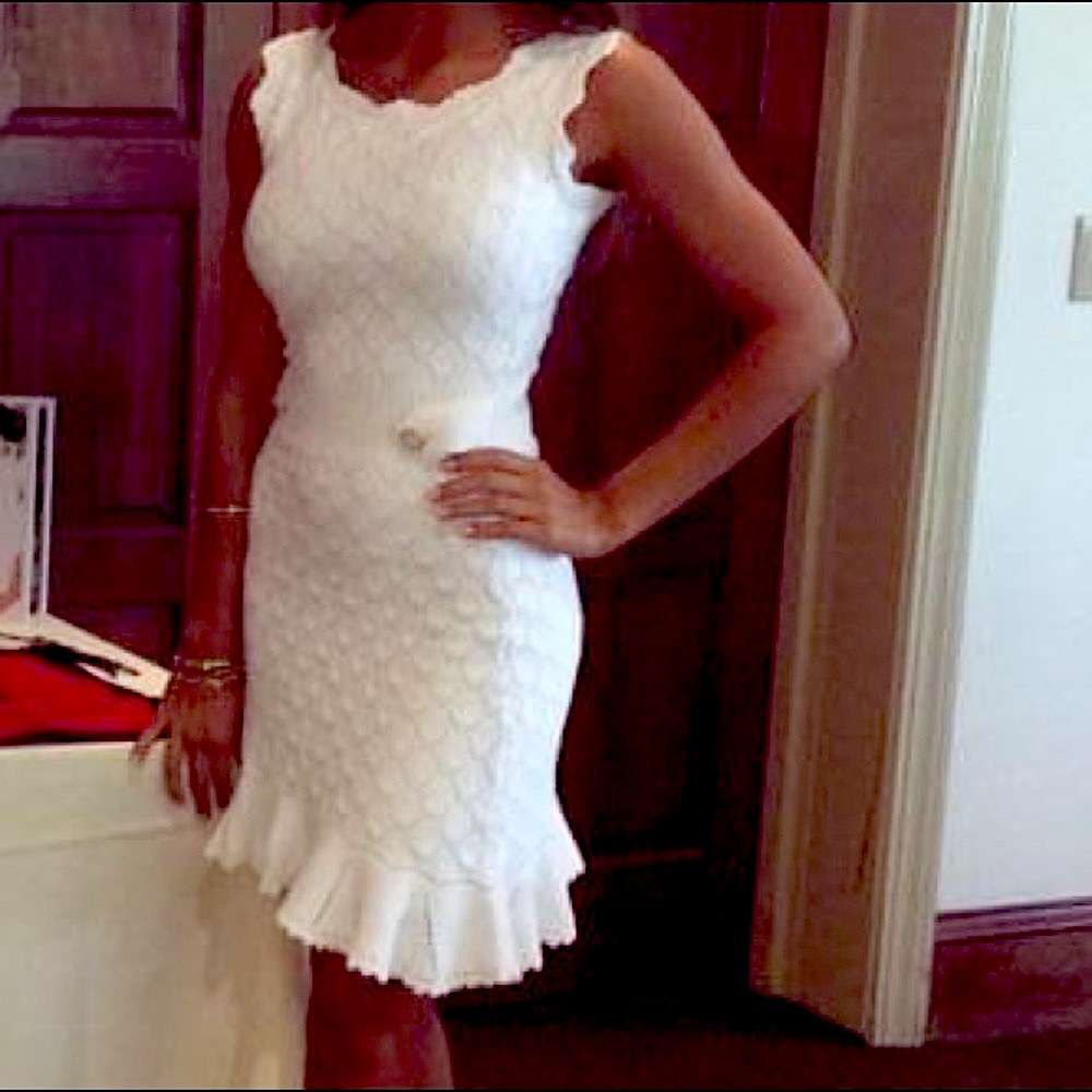 NEW Lily Pulitzer White Crochet Dress. Size: XS